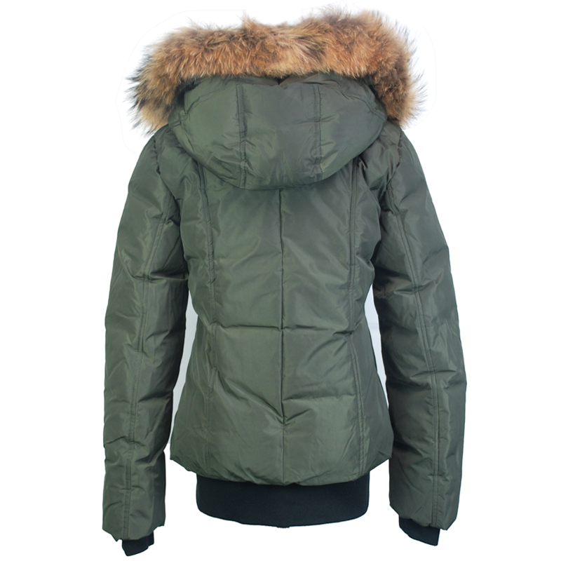 Women Autumn Winter Waterproof Windproof Fake fur Double Placket Customized Padding Jackets